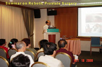Dr Chin Speaking at Seminar on Robotic Prostate Surgery